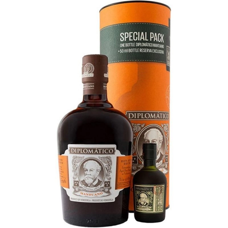 Rom Diplomatico Mantuano 0.7L + Diplomatico Reserva Exclusiva 12YO 0.05L  0